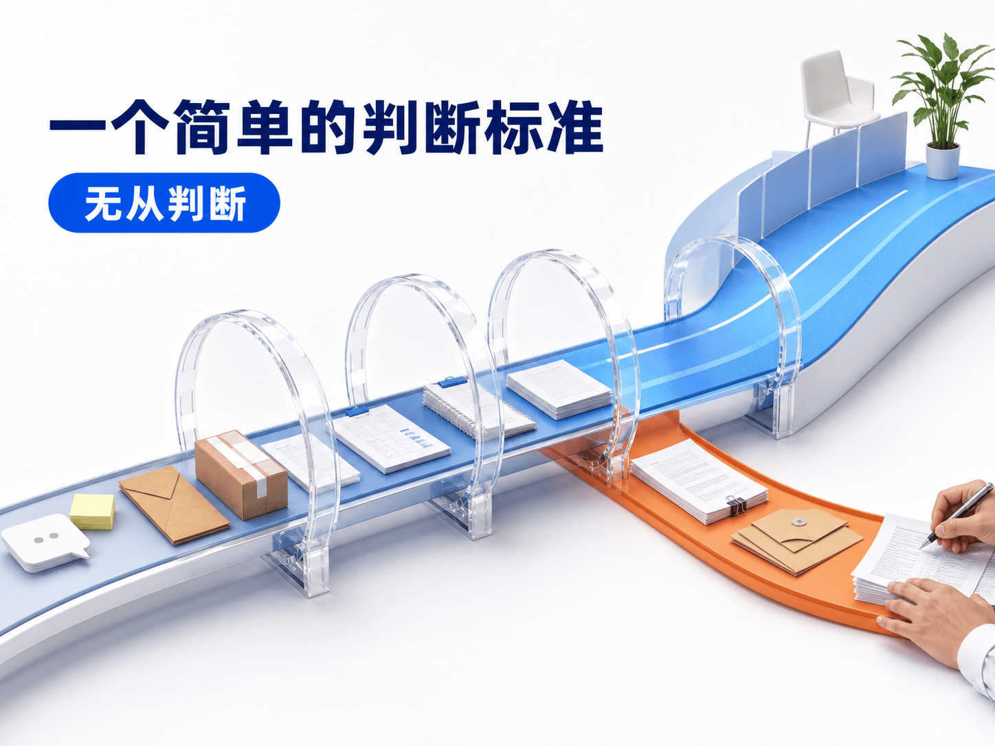 一个简单的判断标准流程示意图