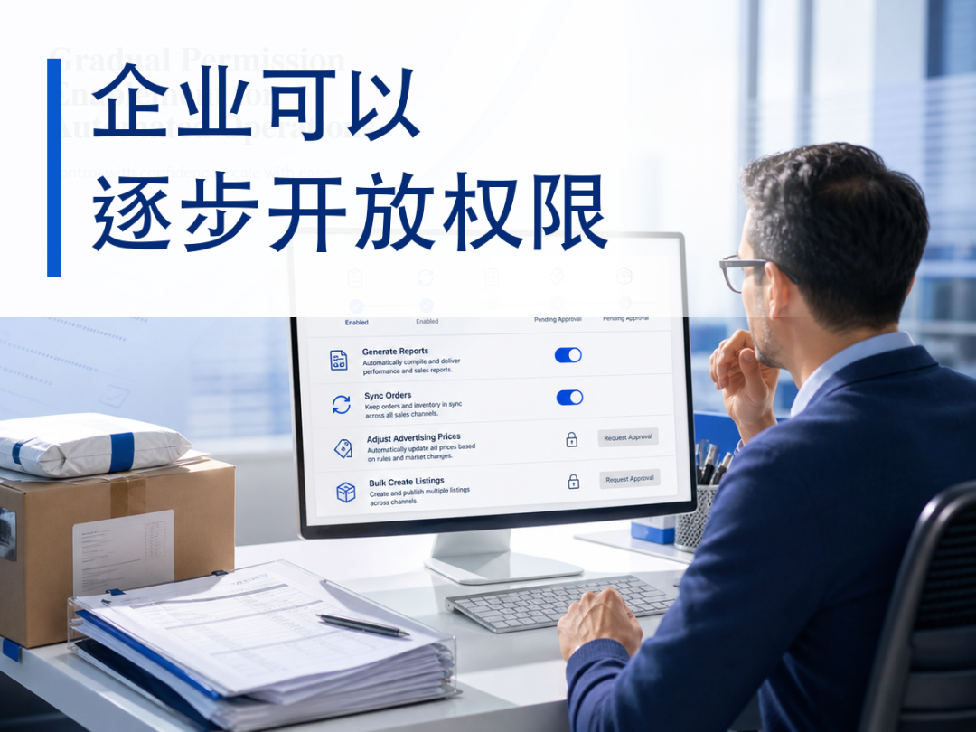 企业按阶段为数字员工开放数据和操作权限