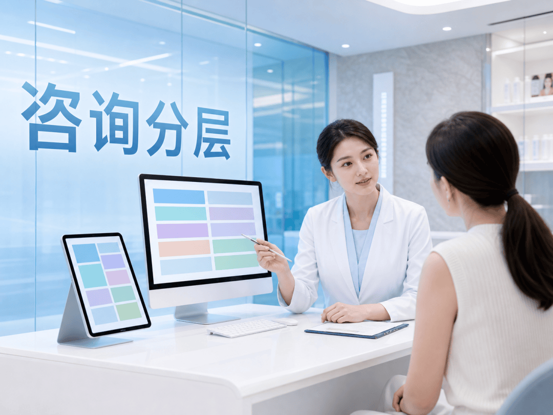 医疗医美,为什么需要 AI 数字员工?流程示意图