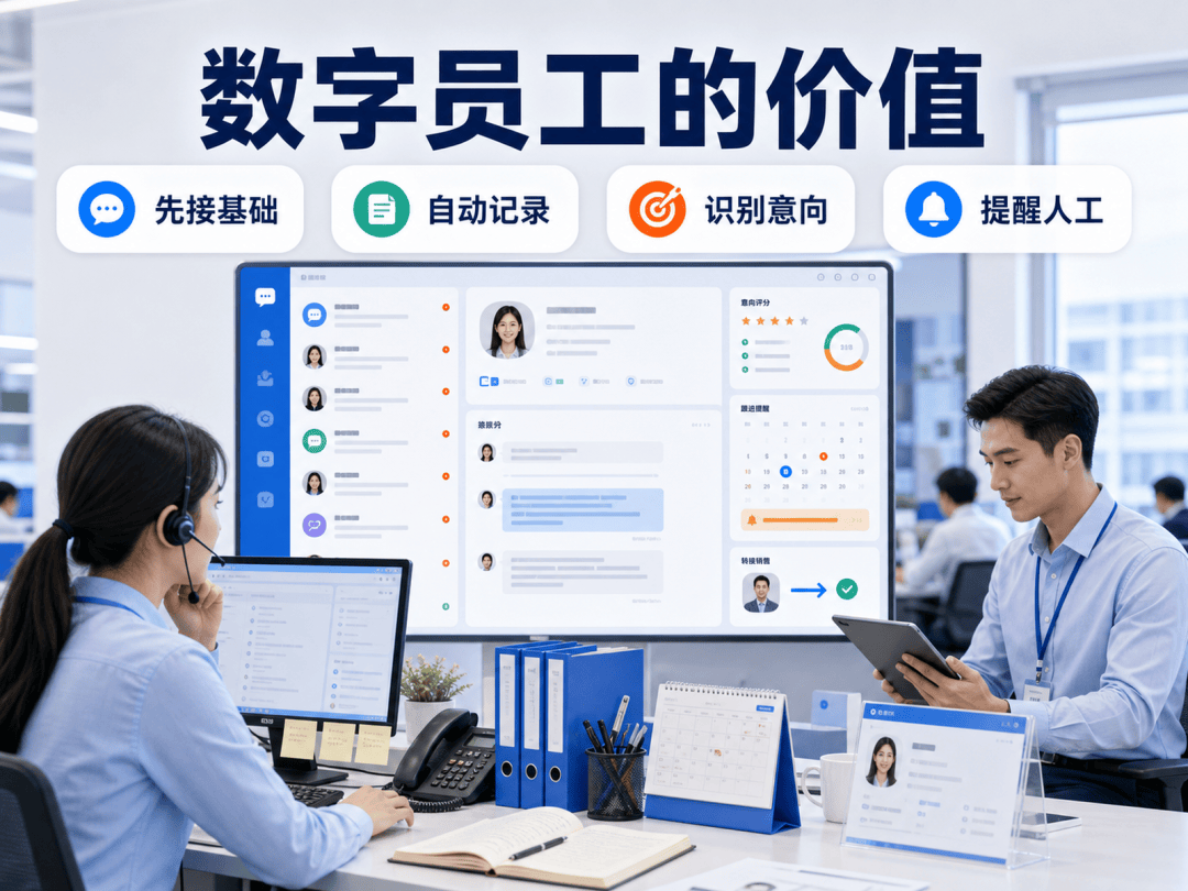 公司为什么要使用数字员工?流程示意图
